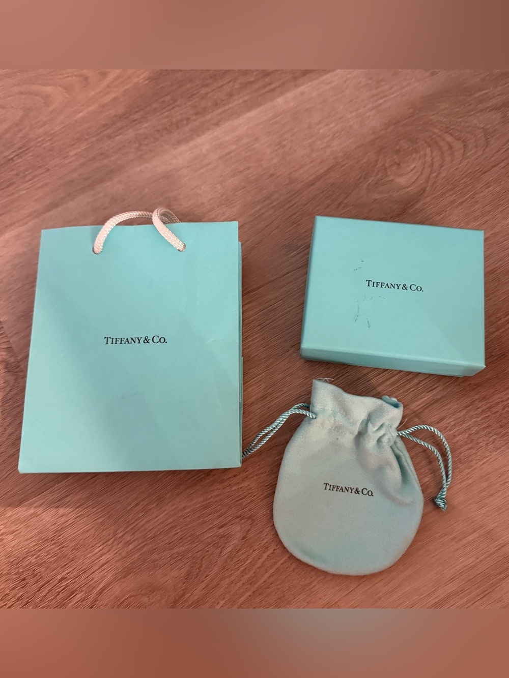 Tiffany & Co. Small Gift Bag & Jewelry Pouch/Box